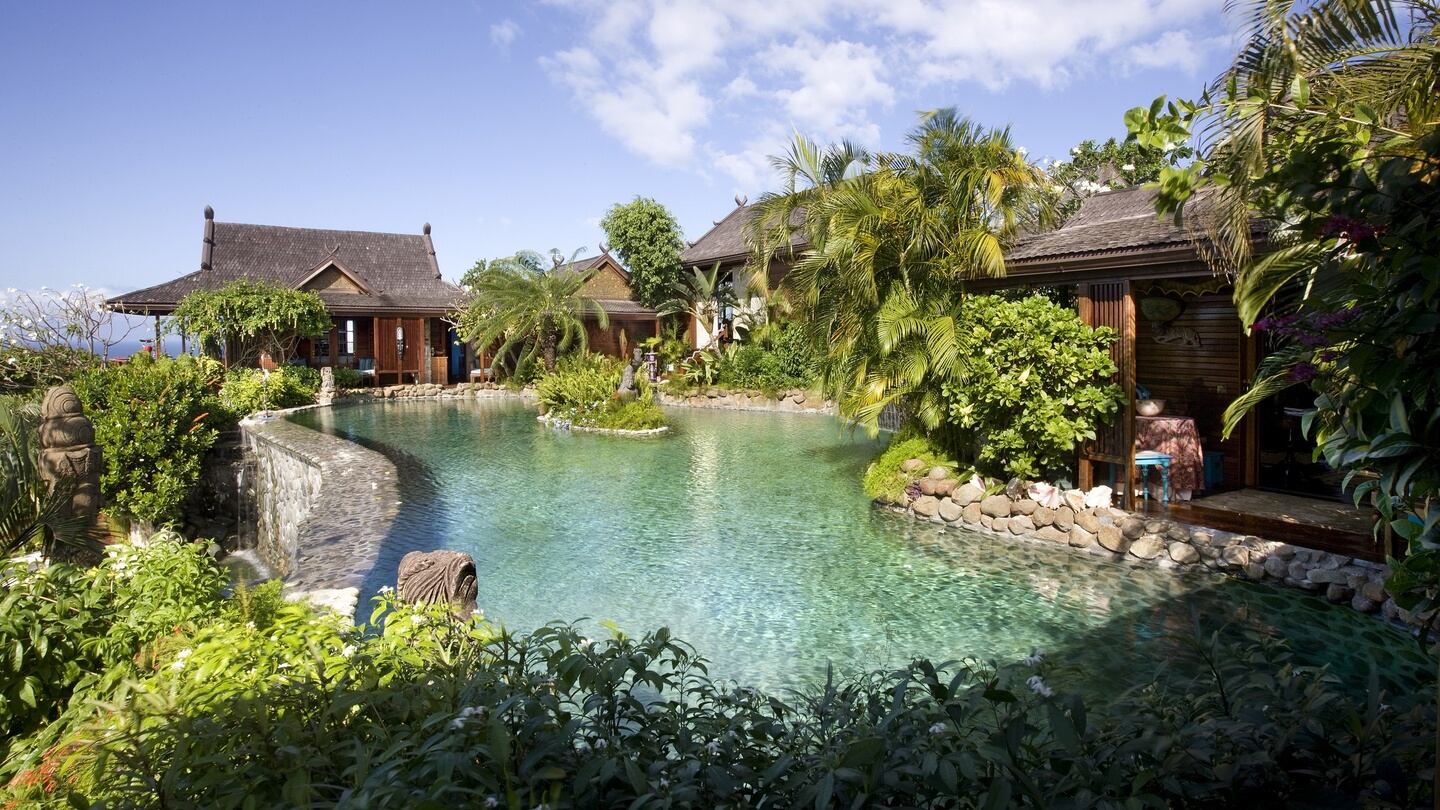 Mandalay estate on Mustique, the holiday home of the late David Bowie