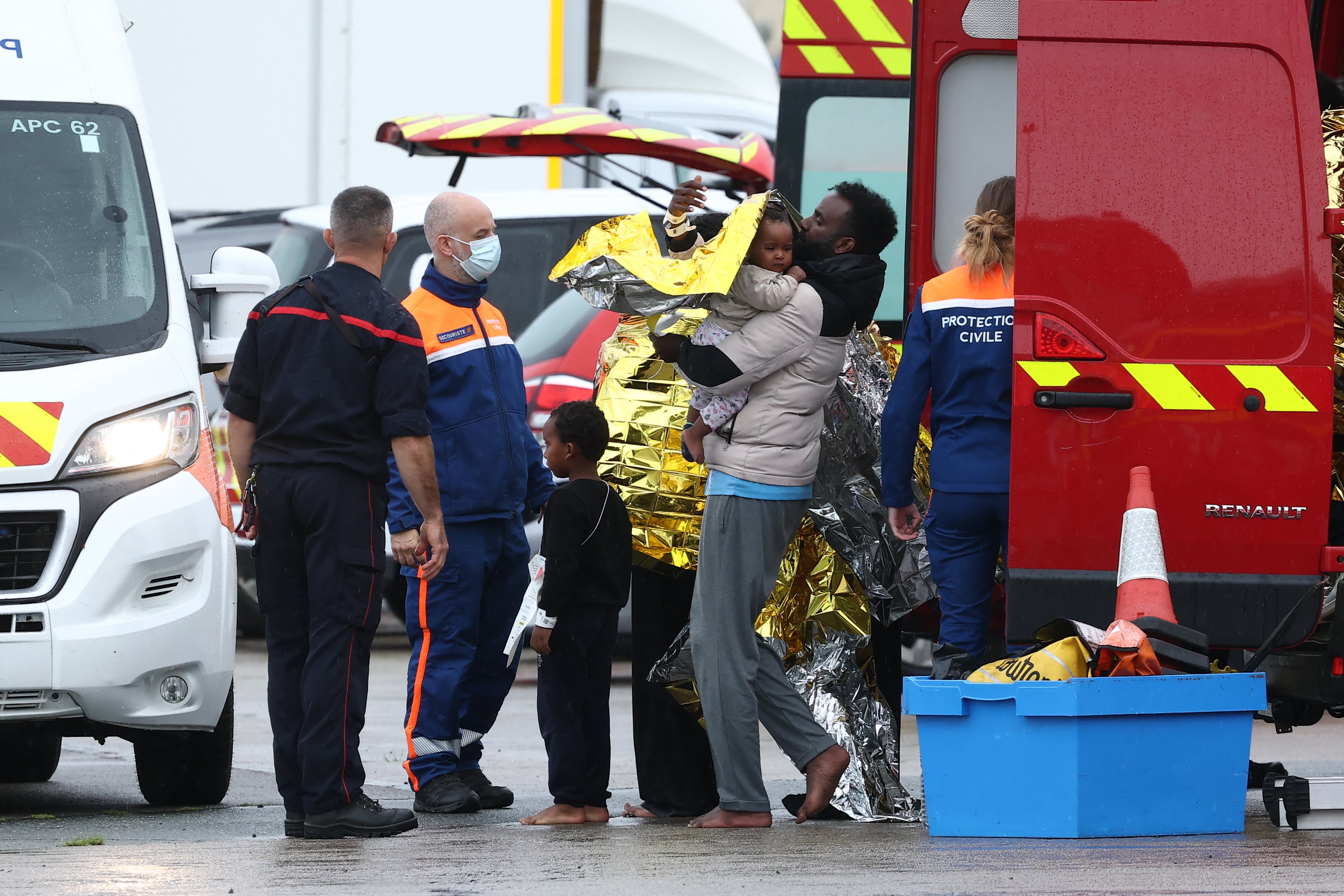 Child and two women die on dinghy while trying to cross from France to Britain