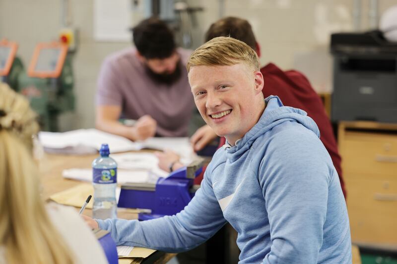 Seán Quinn credits his time as a pupil at the school for his going to college and becoming a teacher. Photograph: Alan Betson