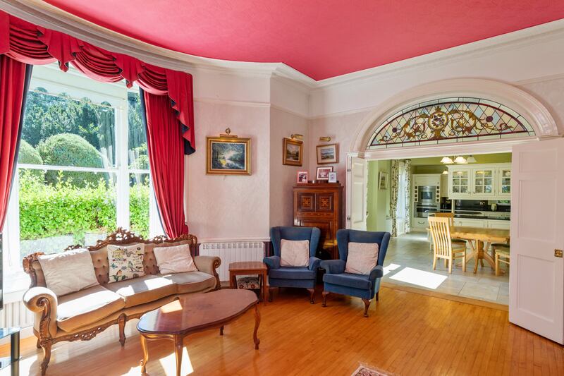 An internal fanlight was added to echo the motif used on the original stained and leaded glass throughout the house
