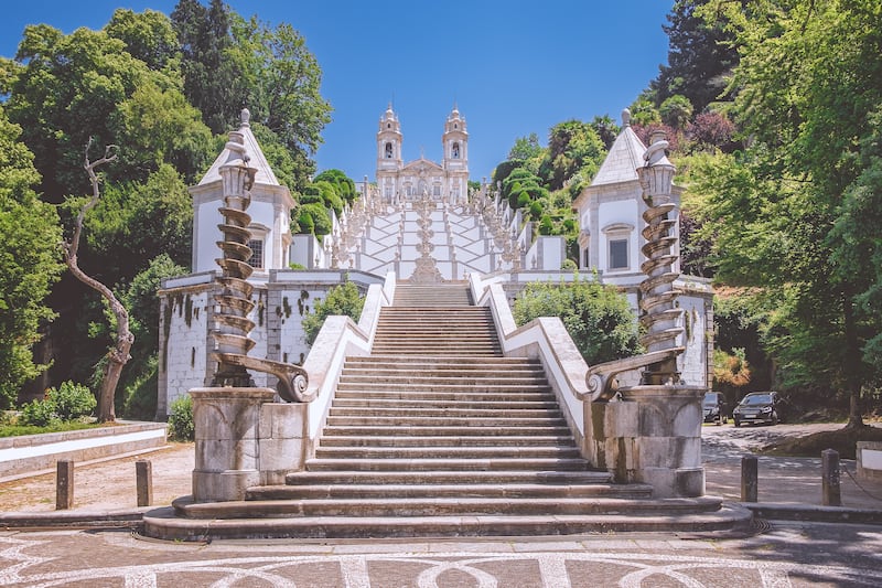 Visit the Sanctuary of Bom Jesus do Monte in Braga