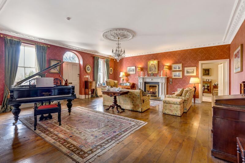 The front hallway