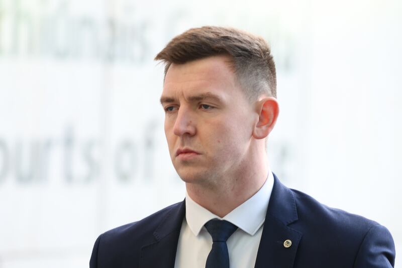 17/01/2025
Sean Kavanagh denies the murder of Dylan McCarthy. Photograph: Collins Courts
