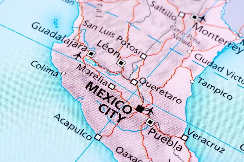 Santiago de Querétaro, known as Querétaro, is the capital and largest city of the state of Querétaro, located in central Mexico. Map: iStock
