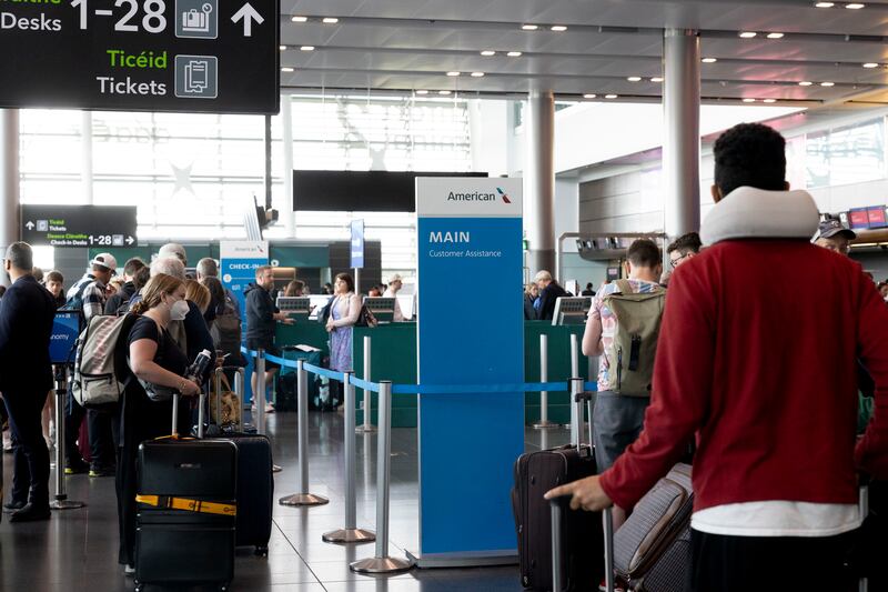 The summer surge in air traffic at Dublin Airport has led to passengers taking up valuable car parking spaces in residential areas in surrounding areas. Photograph: Collins Photos