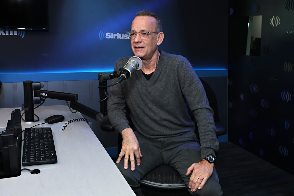 Tom Hanks is the latest Hollywood star to appear at the annual June book festival in Dalkey, following on from Matt Damon’s virtual appearance two years ago. Photograph: Cindy Ord/Getty