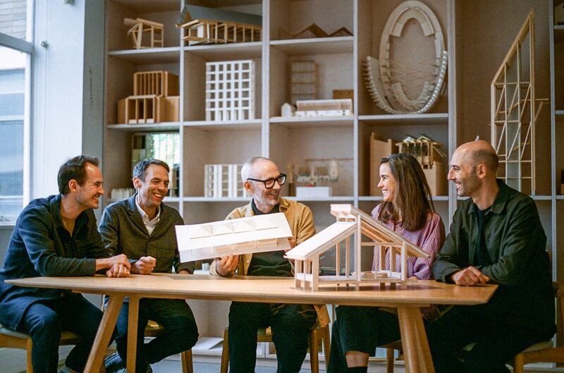 Níall McLaughlin Architects: the designer with his fellow directors