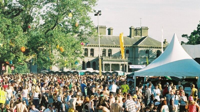 The crowd at  Electric Picnic in 2005