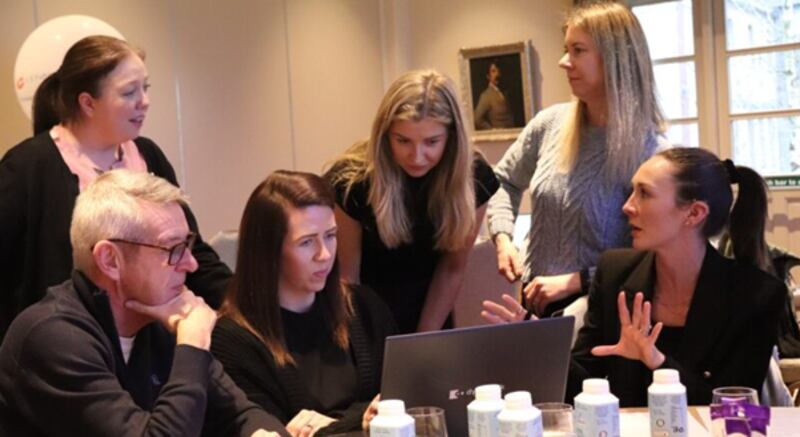 Niamh Sheridan, Stephen Dunne, Emma Flemming, Claudine Healy, Selina Callaghan and Emma Leavy at Lennox’s kick-off meeting, Mission Possible: Putting Vision into Motion