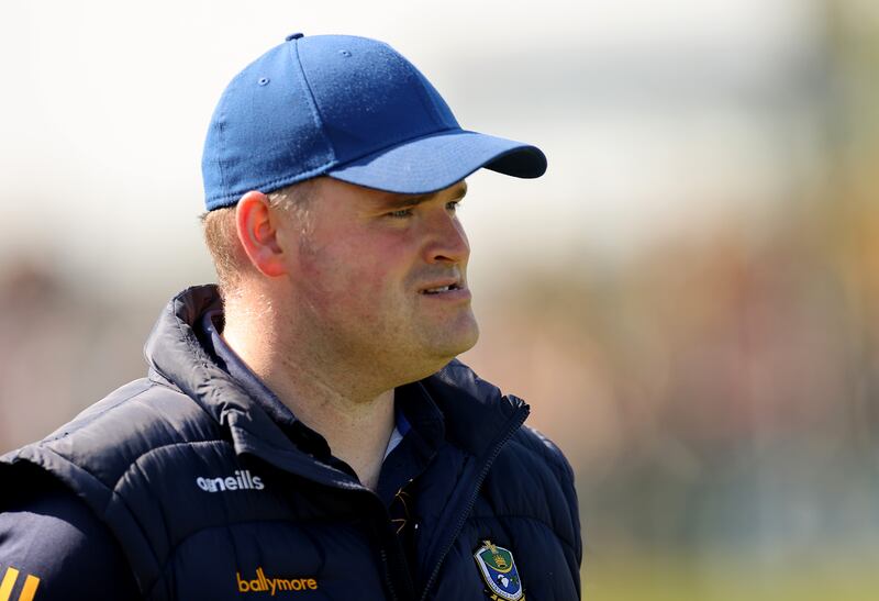 Davy Burke: Roscommon’s manager said the inside mark was an 'absolute joke of a rule' and that he'd 'get rid of the attacking mark in the morning' if he could. Photograph: James Crombie/Inpho 