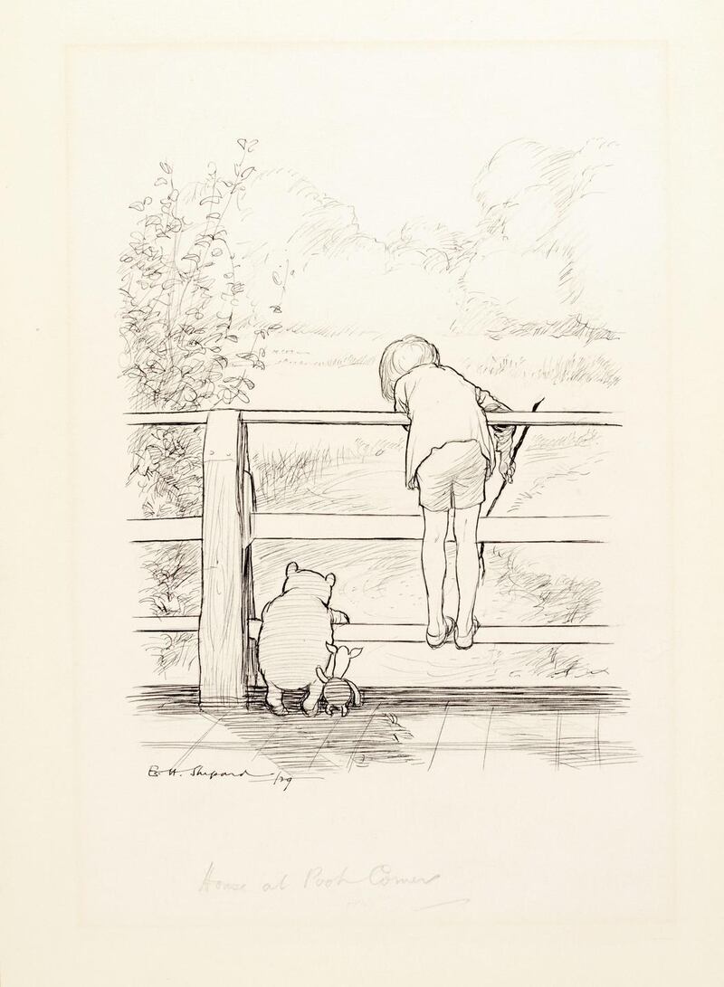 The friends hang out over the bridge  - sold for €198, 100
