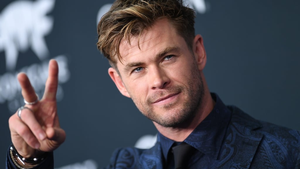 Australian actor Chris Hemsworth, who plays Thor, arrives for the world premiere of Avengers: Endgame in Los Angeles last month. Photograph: Valerie Macon/AFP.
