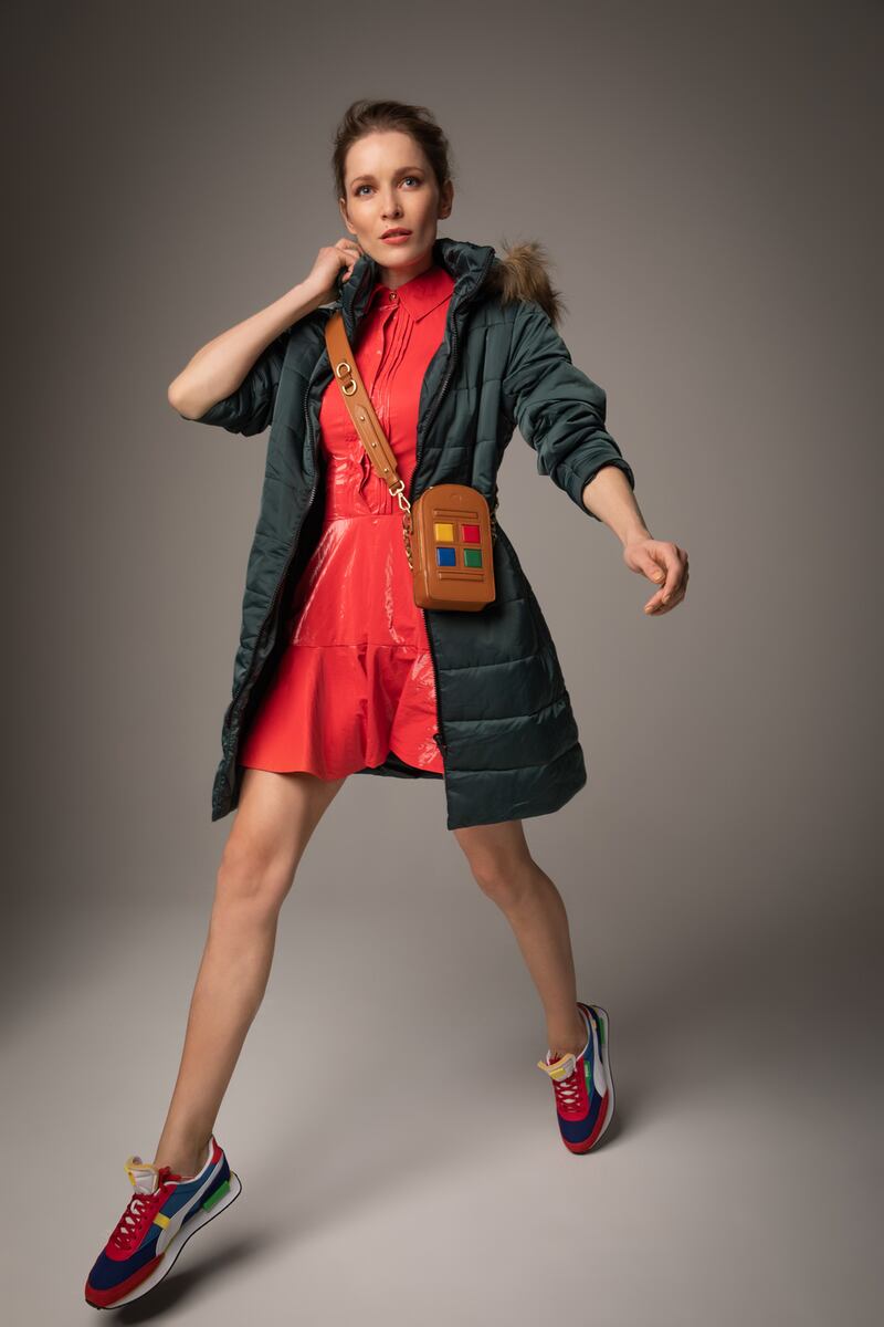 Tan  Mini Door 4 Seasons Bag €495. Photograph: Barry McCall