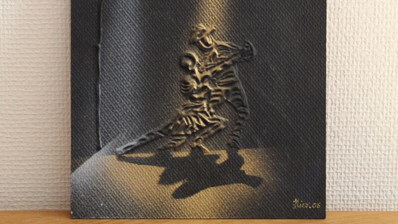 Denise Ryan’s tango picture that she keeps by her beside