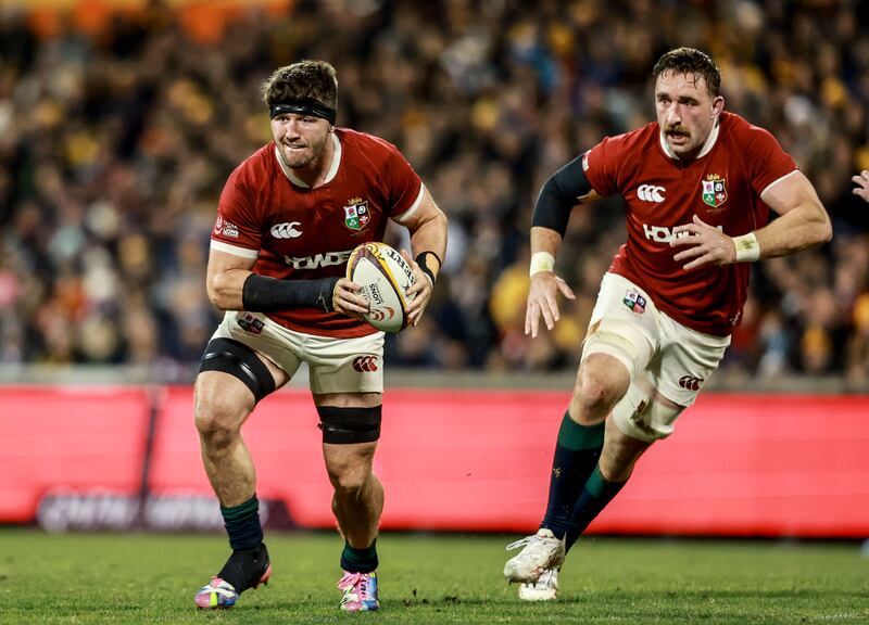 Tom Curry has been favoured by Lions coach Andy Farrell ahead of Jac Morgan and Josh van der Flier. Photograph: Dan Sheridan/Inpho