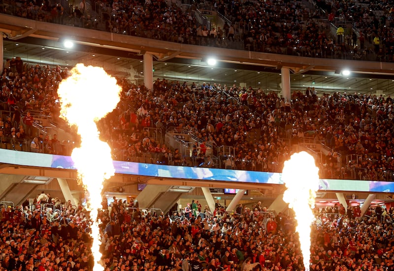 Rugby fans at Optus Stadium in Perth were treated to an impressive Lions showing. Photograph: Dan Sheridan/Inpho
