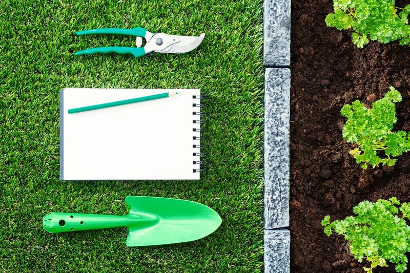 From varietal names, useful suppliers and sowing/germination/flowering times, to reminders on border gaps to fill and plants to move, a notepook will serve as an invaluable record. Photograph: Alamy/PA