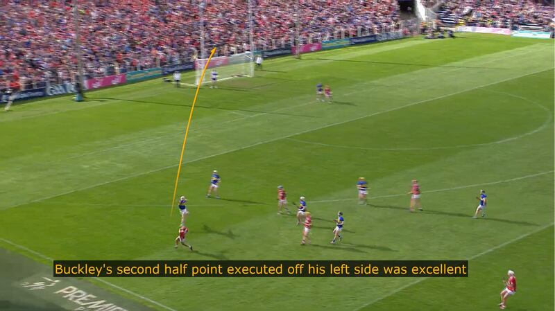 Cork's William Buckley finished the game with 0-6 and gave his team a clinical edge.