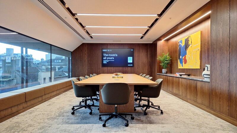 One of the boardrooms at One Central Plaza