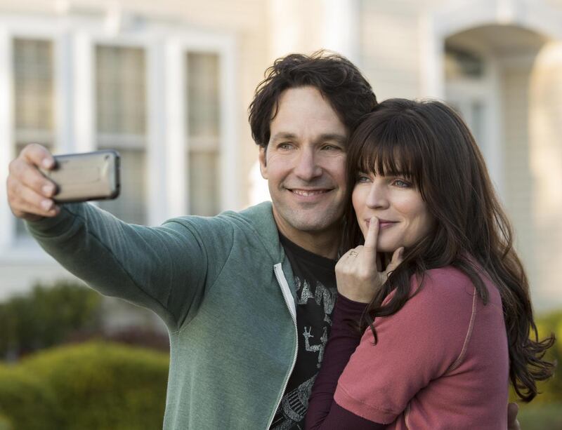 Paul Rudd with Aisling Bea in Living with Yourself