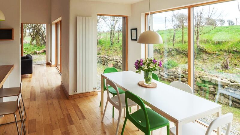 The dining room of Louise Sliney’s house near Kinsale