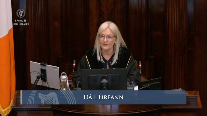 Ceann Comhairle Verona Murphy