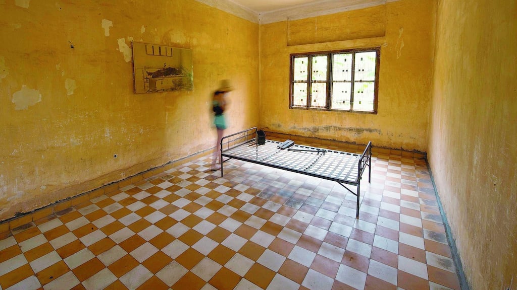 A torture chamber in Phnom Penh. Photograph: Adrees Latif/Reuters