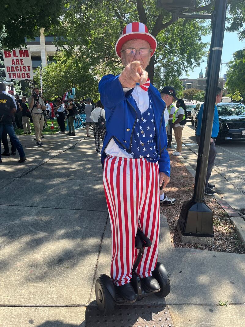 Duane Schwingel, who has attended more than 50 Trump rallies