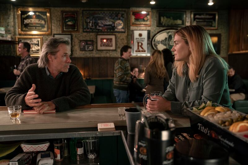 Mare of Easttown: Kate Winslet with Guy Pearce