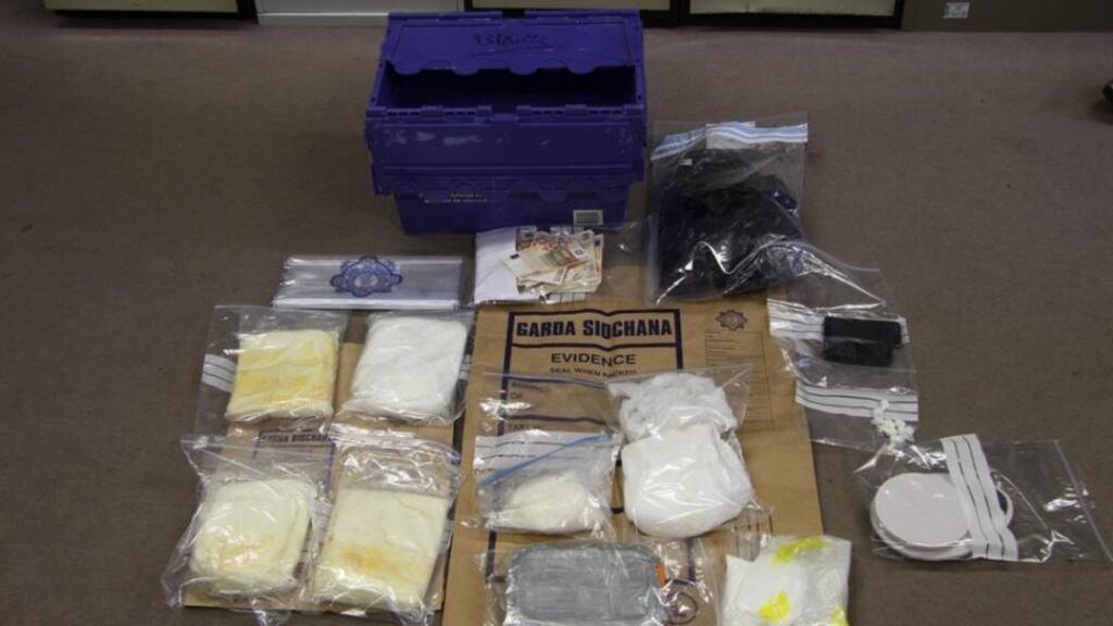 A 34-year-old man was arrested last night after cocaine worth €385,000 was seized during a search of a house in Cushlawn Park, Tallaght.