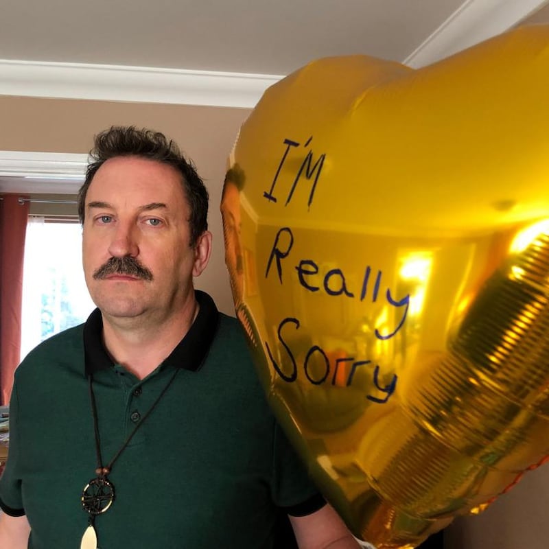 Lee Mack as Stuart in sitcom Semi-Detached.  Photograph: Happy Tramp