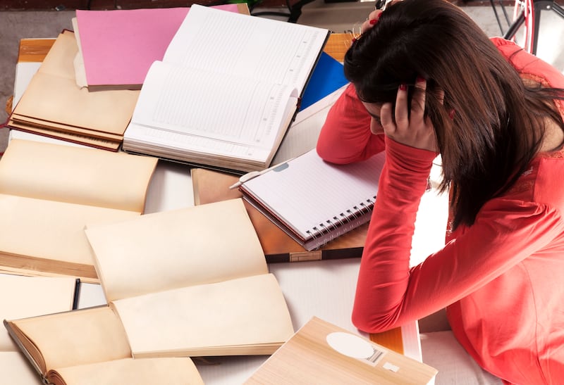 Some students say they have been influenced by videos promoting 10- to 12-hour study days, all-nighters and 5am alarms. Photograph: iStock