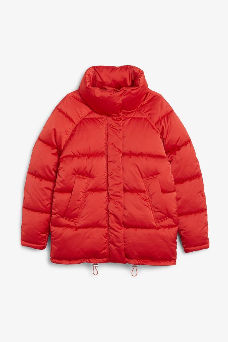 Puffer jacket, €70 from Monki.com