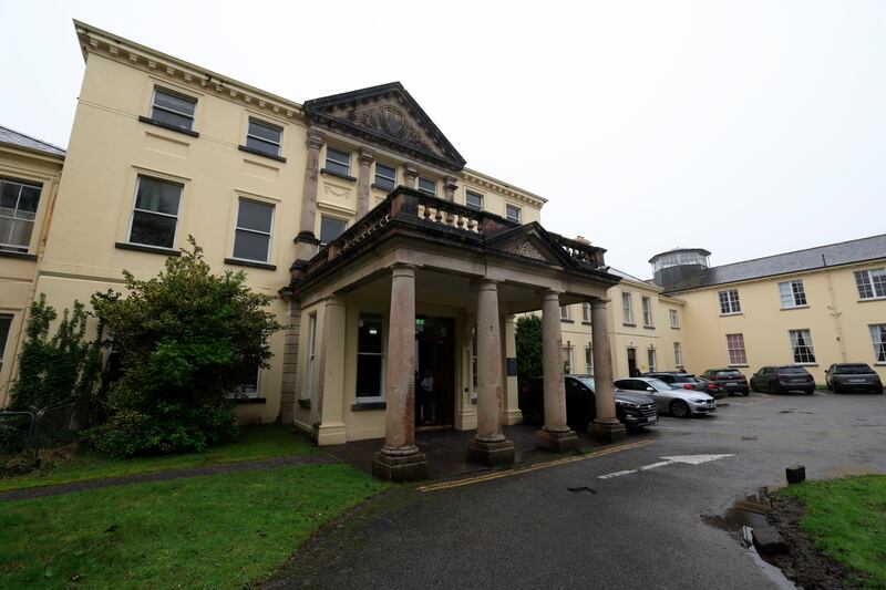 Grand entrance at Coláiste Íde boarding school.   Photograph: Nick Bradshaw/The Irish Times
