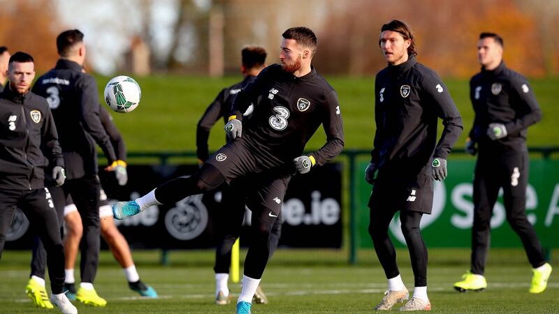 Matt Doherty is set to start for Ireland in the absence of Seamus Coleman. Photograph: Ryan Byrne/Inpho