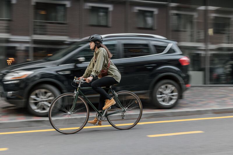 'So much of the time I spend outdoors with my children is wasted thinking or talking about the danger of cars – something I rarely did when we were in them.' Photograph: Bryan O Brien/The Irish Times