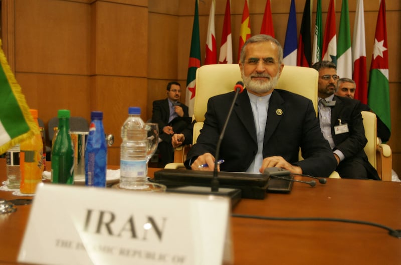 Iranian foreign minister Kamal Kharazi in 2004. Photograph: CRIS BOURONCLE/AFP via Getty Images