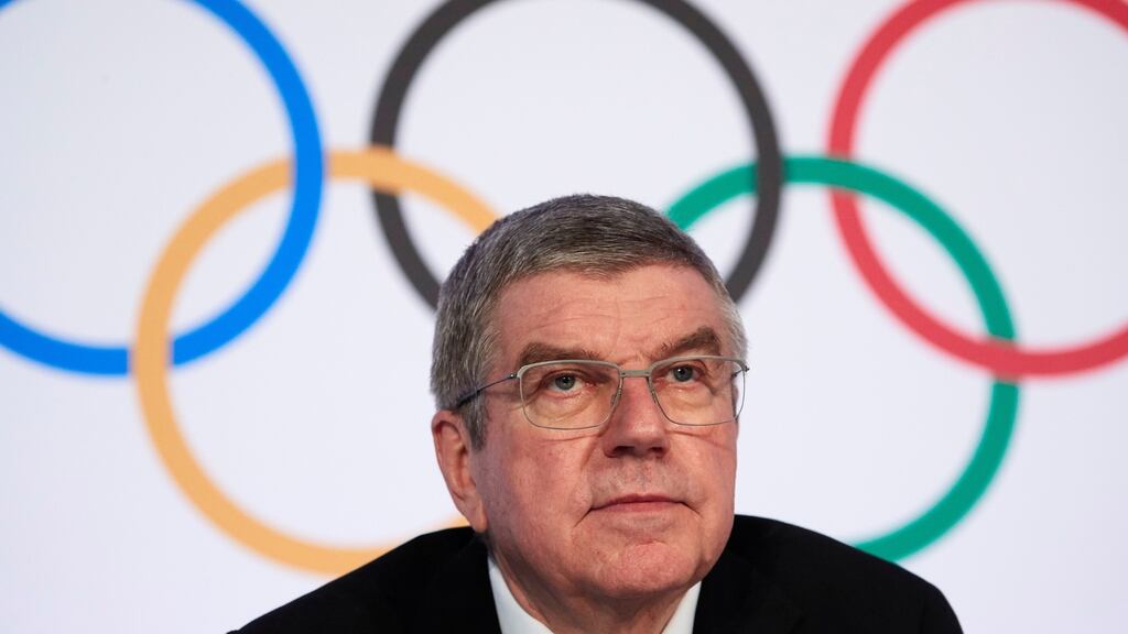 Thomas Bach is president of the International Olympic Committee and former Olympic fencer. Photograph: Reuters/Denis Balibouse