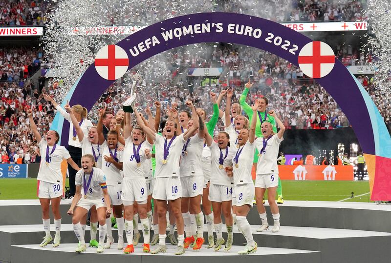 The entire Lionesses squad did not receive blanket honours. Photograph: Jonathan Brady/PA