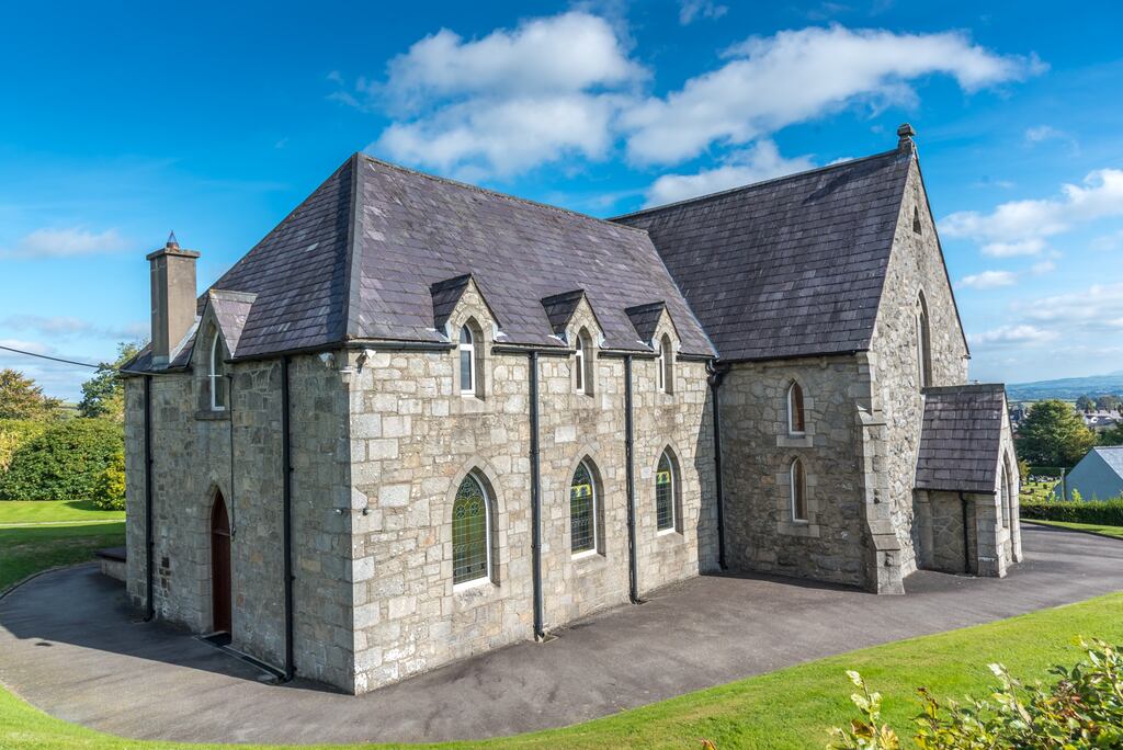 Bessbrook Presbyterian Church: Sunday worship was an important social occasion. The Presbyterian Church was known as the Meeting House because it gave everyone an opportunity to meet and catch up on local news and gossip. Photograph: Facebook