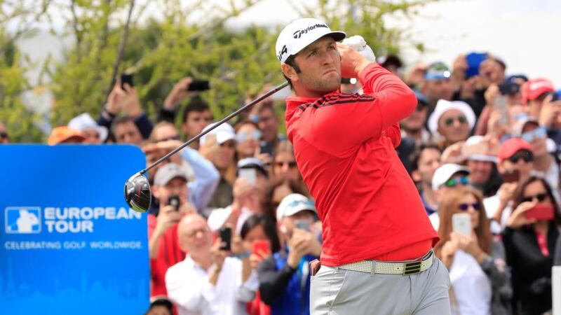 Pre-tournament favourite Rahm fired a final round 67 to take the title. Photo: Victor Lerena/EPA