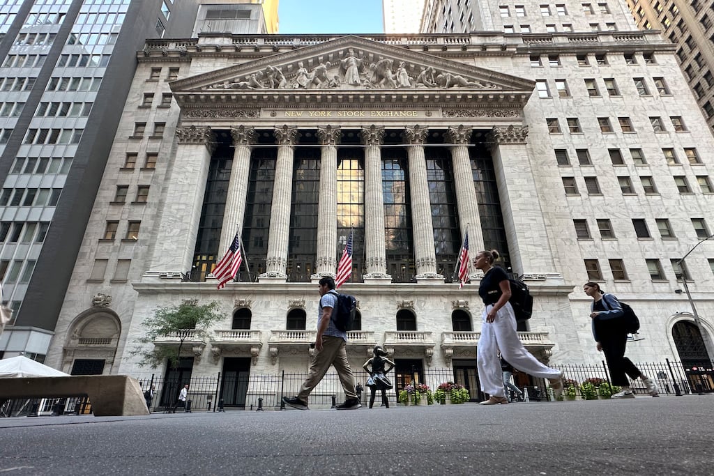 Apple has told Wall Street investors it will need to book as much as a $10 billion tax charge following a ruling by the EU’s highest court. Photograph: Peter Morgan/AP