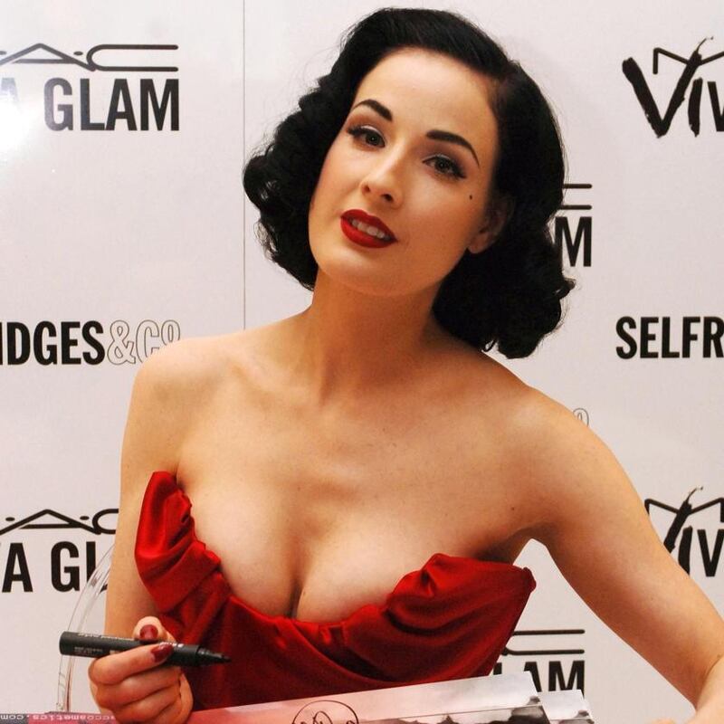 Dita Von Teese is coming to Dublin this week. Photograph: Clara Molden/PA Wire