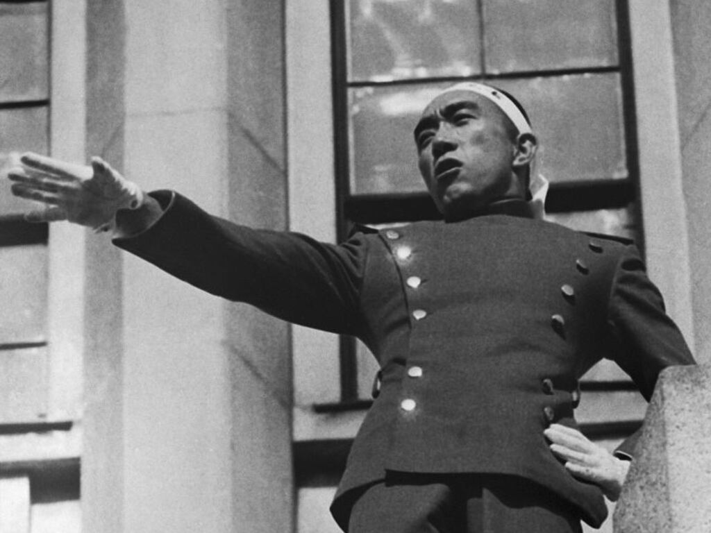 Yukio Mishima: In the title story of Voices of the Fallen Heroes he comes across as a fantasist, externalising his personal insecurities into the grand visions that would spread so disastrously into real life. Photograph: Getty Images
