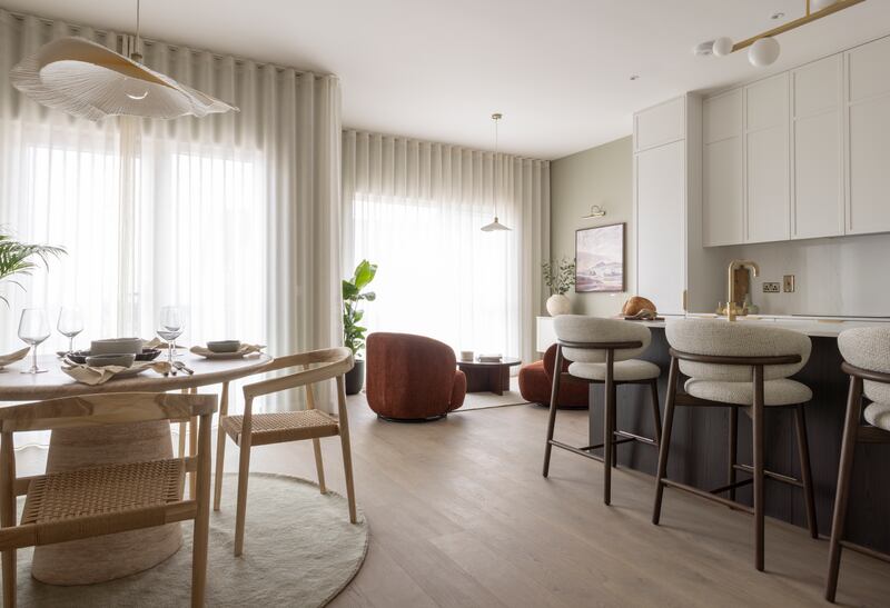 Kitchen/living/dining space