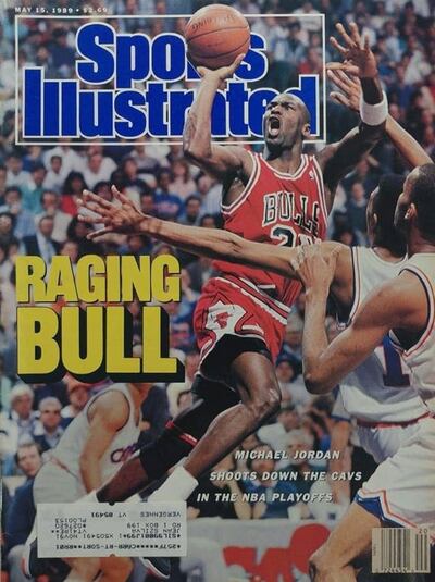 Michael Jordan on the magazine's cover
