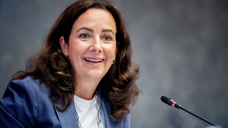Amsterdam mayor Femke Halsema.  Photograph: Robin Utrecht/LightRocket via Getty Images
