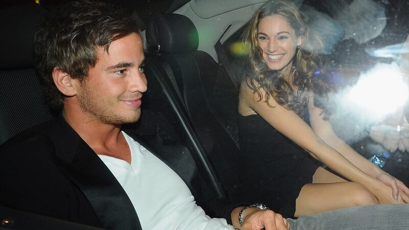 His girlfriend when he was 20, the model and actress Kelly Brook, drew in the paparazzi. Photograph:  Mark Milan/Mu Kei/GC Images