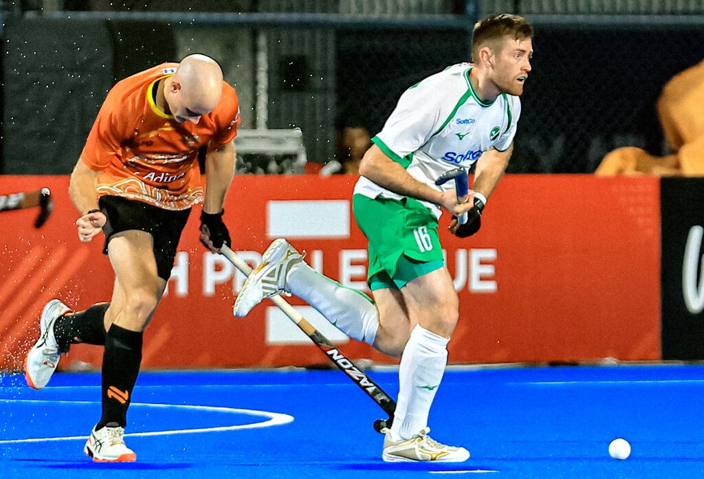 Ireland's Shane O'Donoghue in action vs Australia. Photograph: Sankalp Tripathi/Inpho