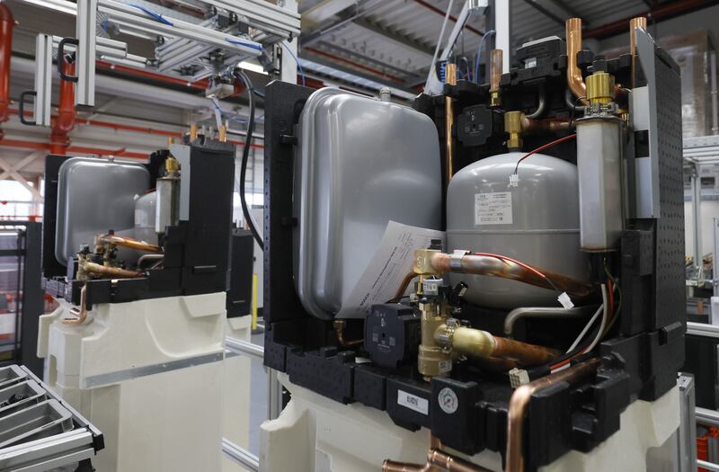 We need to let go of the idea that heat pumps aren’t suitable for older buildings. Photograph: Ronald Wittek/EPA